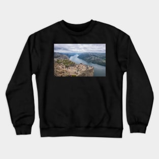 Rushing Adrenalin at Preikestolen Crewneck Sweatshirt